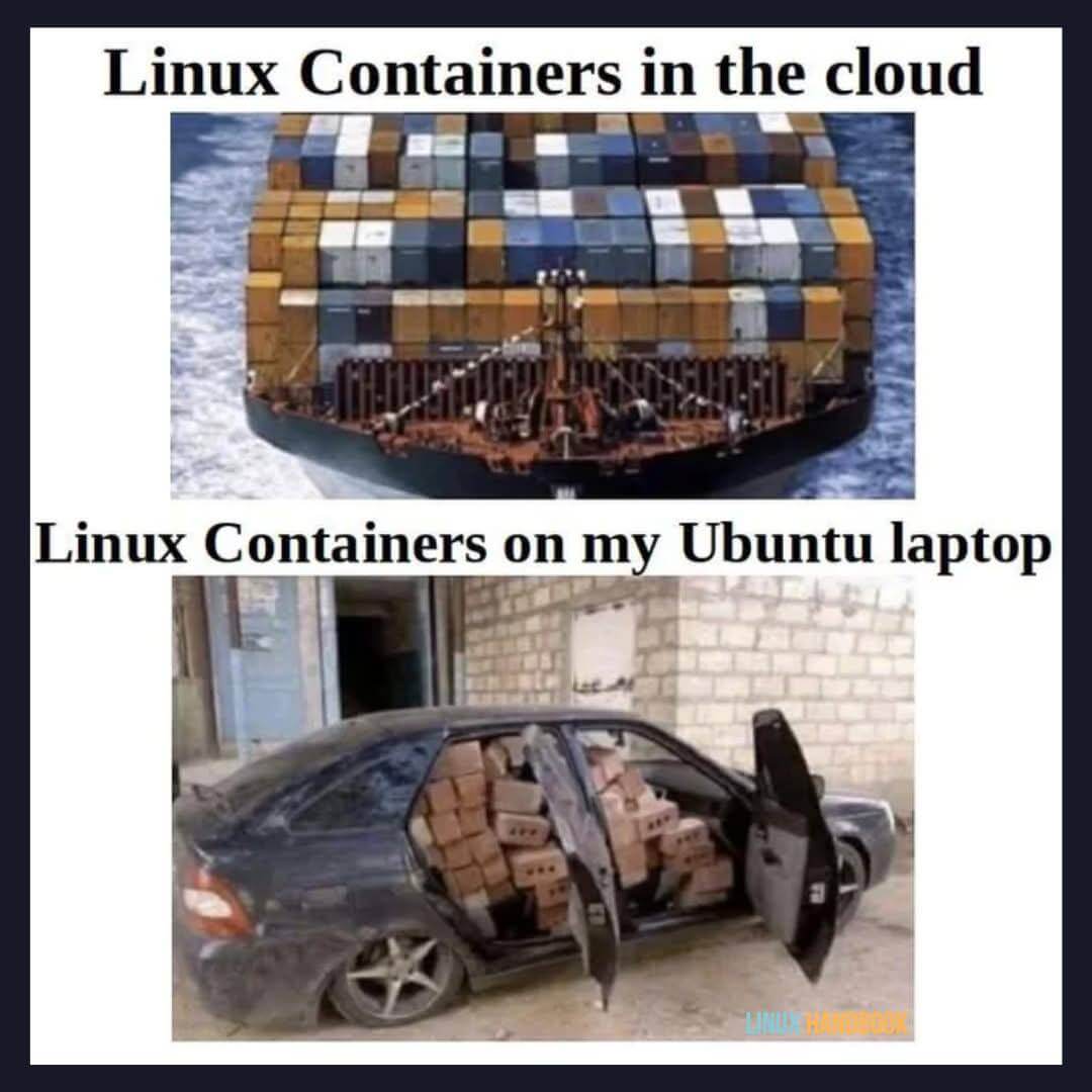containers on my laptop